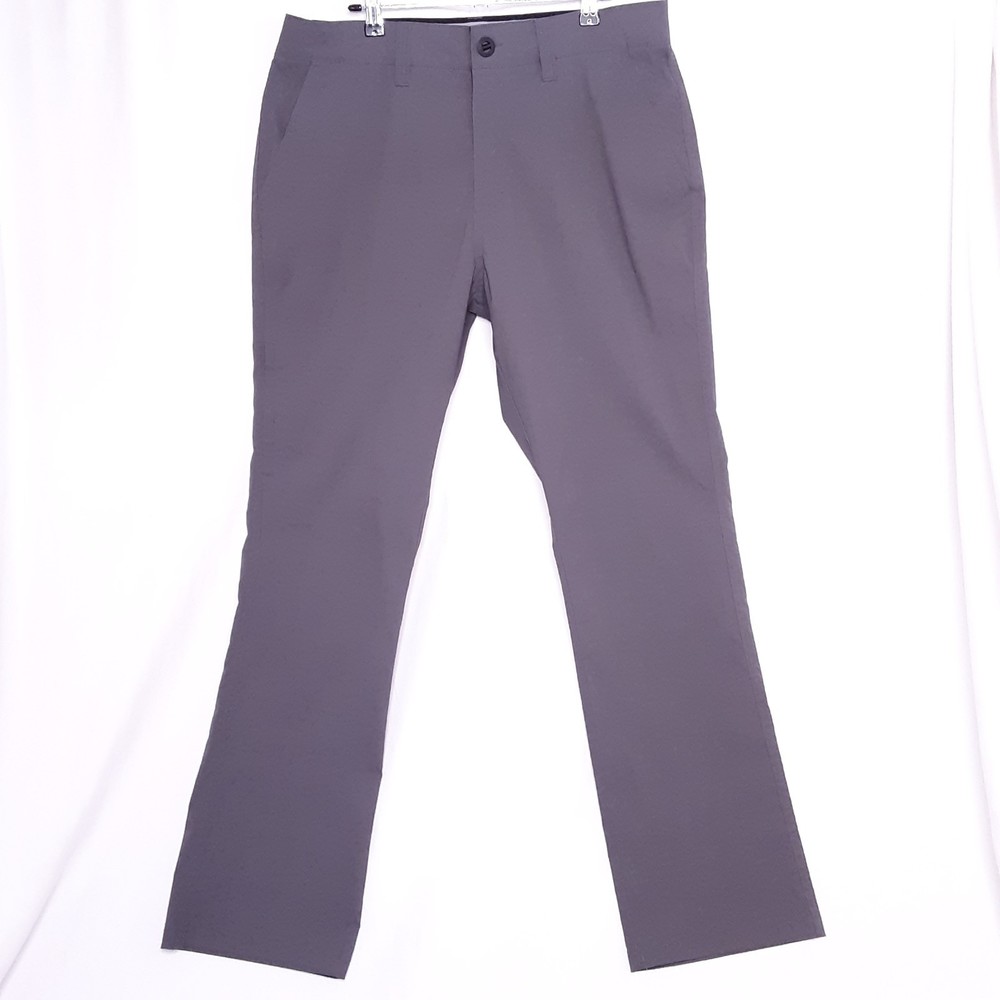 💎Orvis Mens Gray Tech Pants Size 36X31 Stretch Water Resistant Zip Pockets